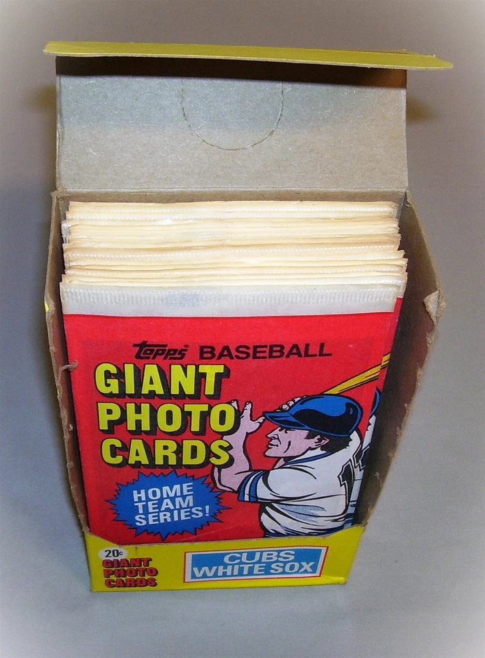 301ct 1981 Topps Baseball Giant Photo Cards Sealed Packs  Red Sox/White Sox/Cubs - Image 4 of 4