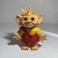 VTG THOMAS DAM TROLL BOY  LYKKETROLD DANISH 8 IN  1960's EXC Red/Yellow 