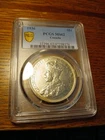 1936 CANADIAN SILVER DOLLAR  MS62 PCGS SHARP