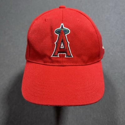 Los Angeles Angles Hat OSFA Red Promo Cap Alzheimer s Association Four Leaf