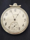 Vintage Elgin Pocket Watch 15j Open Face 14k GF Norco King Ingraved - 1923 Runs