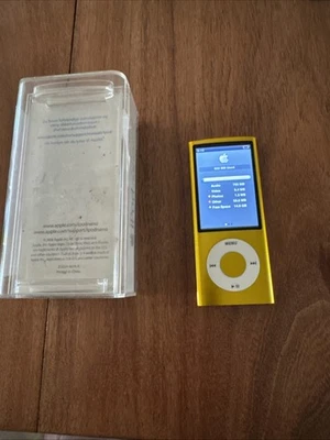 Apple iPod Nano 5th Generation A1320 Gold MP3 Media Player Tested Working - Image 1 of 4