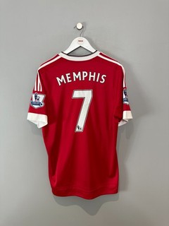 MAN UNITED 2015/16 HOME SHIRT (size L) ADIDAS ORIGINAL VINTAGE FOOTBALL SHIRT