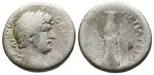 Roman Provincial Silver Didrachm - Caesarea Cappadocia 117-138 AD - Hadrian