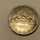 1969 Canada Voyager NICKEL Dollar
