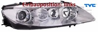 TYC 20-0330-05-2 Hauptscheinwerfer Links Scheinwerfer Frontscheinwerfer