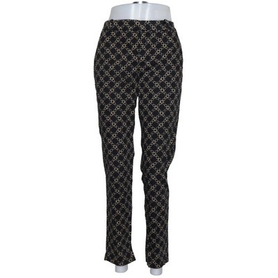 Zara Woman, Hose, Größe: 40, Schwarz/Gold, Print, Damen #iCk