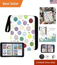 Cute Cartoon Zippered Card Case for Yoto Cards - 120 Capacity Storage Solution