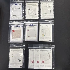 Lot Of (10) Creative Memories Hobby Themed Sticker and Paper Die Cut Shapes Sets