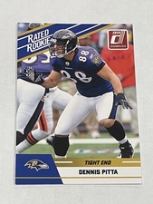 2010 Donruss Rated Rookies Football #28 - Dennis Pitta RC - Baltimore Ravens