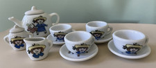 Vintage 1997 MADELINE Kids Pretend Play China Tea Set 13 Pieces Adorable