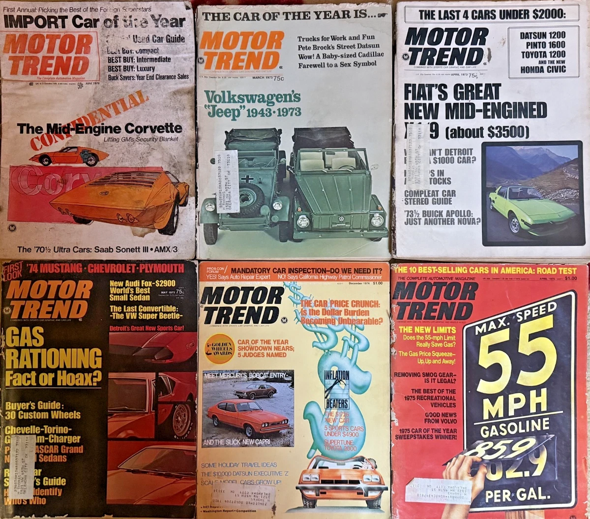 25+ Motor Trend Automobile Magazines 1940-1979 for sale | Updated