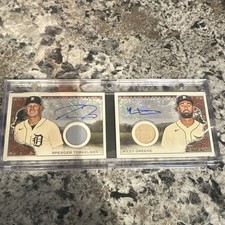 2024 Topps Allen &amp; Ginter Torkelson Greene Dual Auto Relic Booklet DABG-TG 09/10