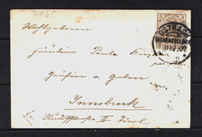 Brief Deutsches Reich 1902 nach Innsbruck s. Scan