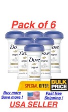 Dove Original Deodorant Roll-On with Moisturising Cream 50ml Pack of 6 