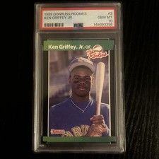 1989 Donruss The Rookies - Ken Griffey Jr #3 (RC) PSA 10