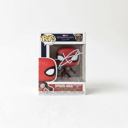 Tom Holland Signed Spider-Man Funko Pop w/ COA Certification of Authenticity