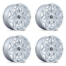 Set 4 24 Dub Dc274 Anomaly 24x9 5x115 5x120 38mm Wheels Chrome Rims