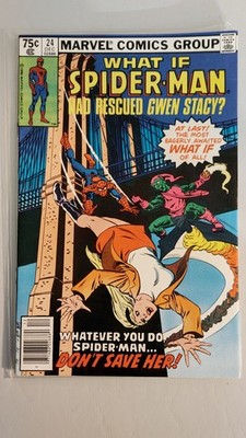 Marvel What If...? #24 (1980) Spider-Man Rescued Gwen Stacy Green Goblin