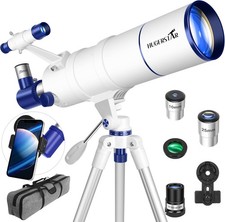Telescope 90mm Aperture 550mm Portable Refractor Kids Beginners