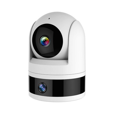 KERUI 6MP Dual Lens WiFi IP Camera Wired indoor CCTV PTZ Home Security Smart Cam