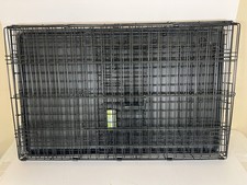 Top Paw Double Door 36 Folding Deluxe Metal Dog Crate 36 x 23