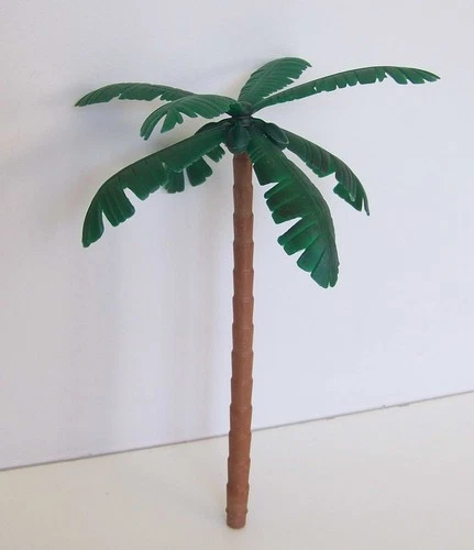 PLAYMOBIL (I290) VEGETATION - Palm tree with coconuts 21cm vintage 3415