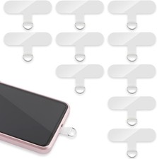 Phone Tether Tab, 10 Pieces Universal Lanyard Patch Without Transparent