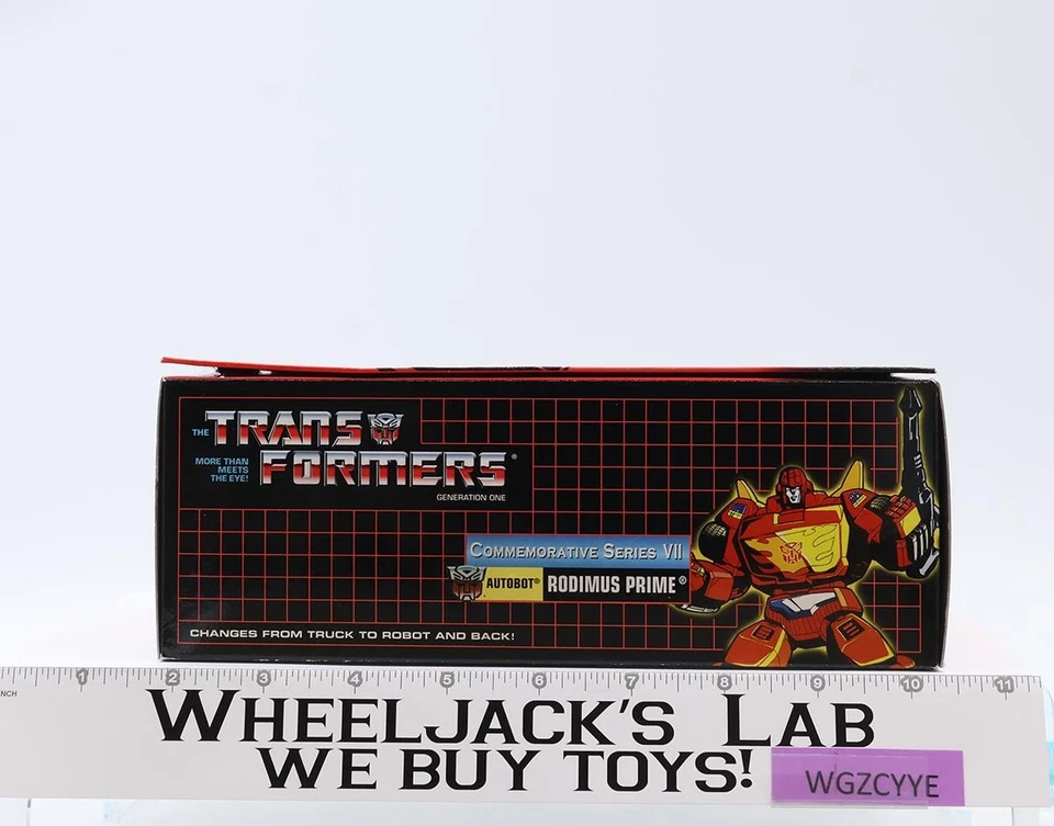 Rodimus Prime Transformers Commemorative Series Reissue 2003 Hasbro NEW SEALED - Image 4 of 4