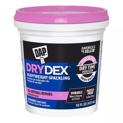Drydex 16 Oz. Dry Time Indicator Spackling Paste (2-Pack)