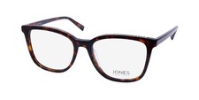 NEW JONES NEW YORK VJON793 EYEGLASSES HAVANA WOMENS PLASTIC FULL-RIM SQUARE