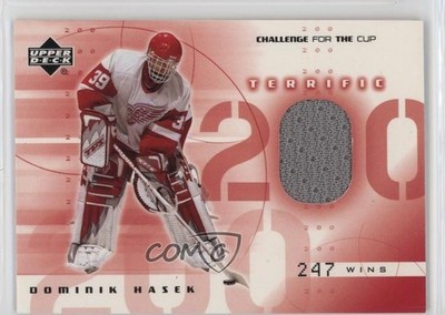 2001 Upper Deck Challenge for the Cup Terrific 200 Dominik Hasek #T-DH HOF 4f5