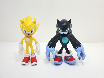 Sonic the Hedgehog Unleashed Sonic Werehog & Super Sonic Posable Action Figure