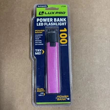 Lux PRO (1 )LP398 USB Rechargeable 100 Lumen Flashlight and Power Bank