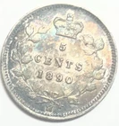 1890 Canada 5 Cents Silver — photo from another recent sale