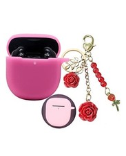 Case for Bose QuietComfort Earbuds II Case Cover 2022, Cute Bose Earbuds 2 Red