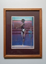 Robert Heindel Print 'Royal Ballet Student' - Professionally Framed in 1998