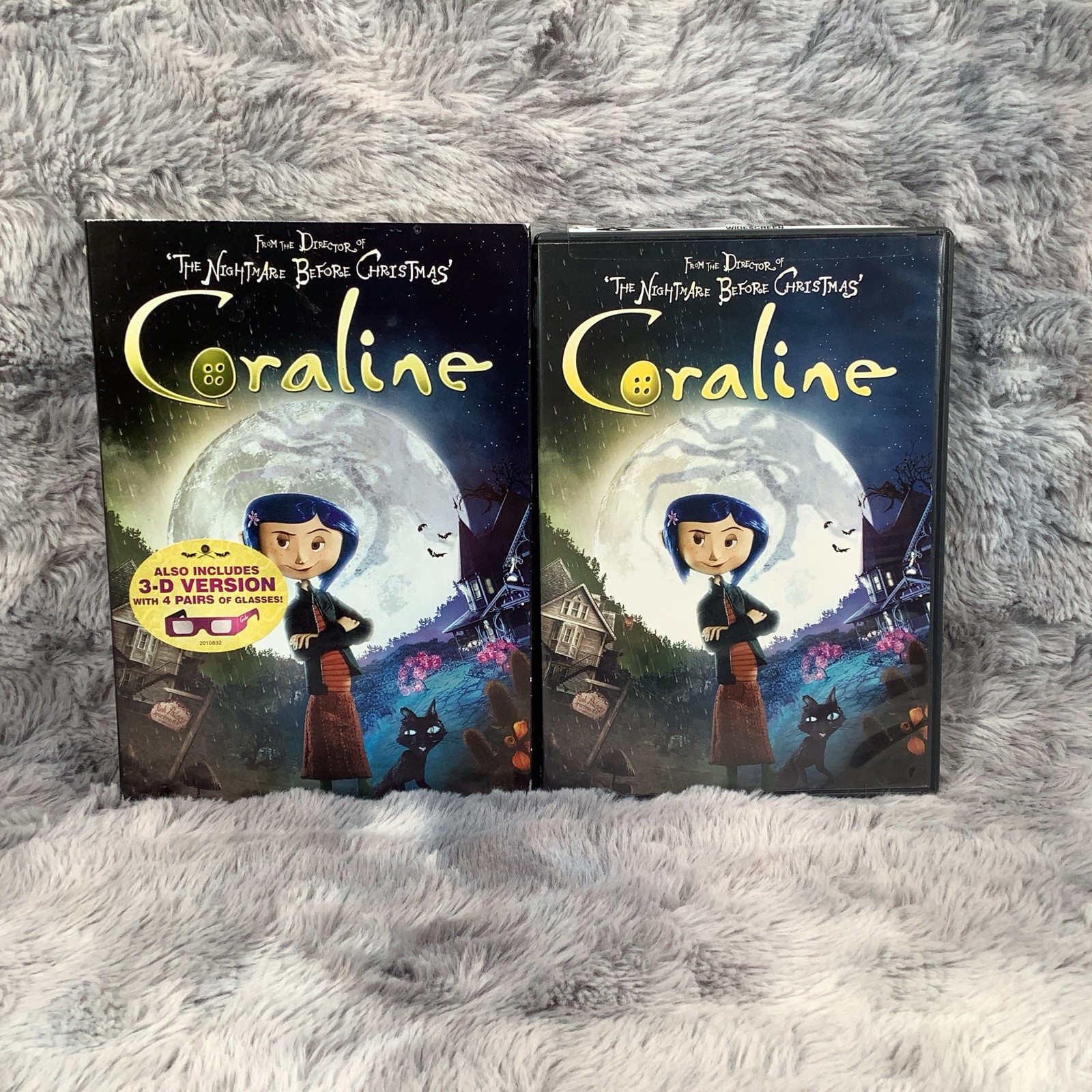 Coraline 3D/2D DVD  NO GLASSES