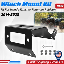 Winch Mount Plate Fit For 2014-2024 Honda Foreman Rancher Rubicon TRX420 TRX500