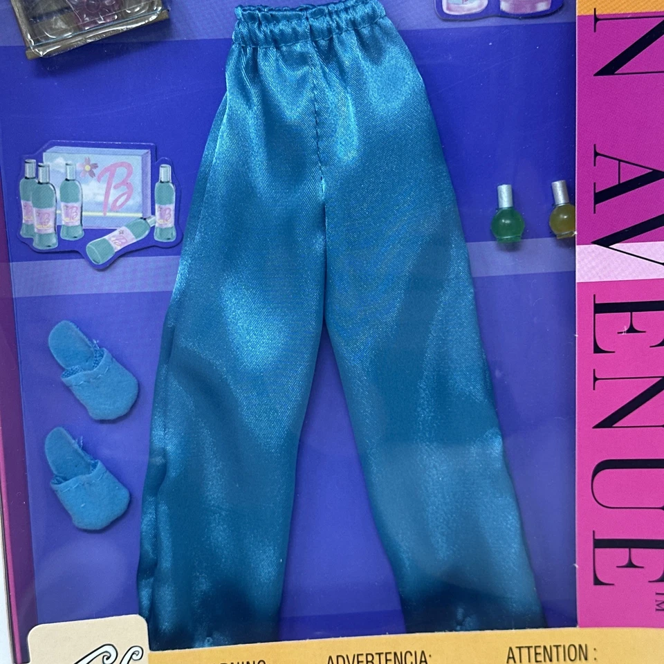 Vintage Barbie Fashion Avenue 25701 Teal Cami PJ Set - Изображение 4 из 4