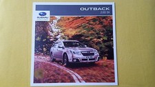 Subaru Outback 2.0D SX 6MT Lineartronic car sales brochure 2014 MINT AWD 4WD 4x4