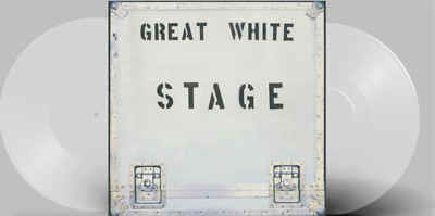 Great White - Stage LA 1994 + Anaheim 1993  Limited Edition 2 White Vinyl LP NEU