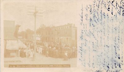 J69/ Cokato Minnesota RPPC Postcard c1910 Free-For-all Race July 4th 171
