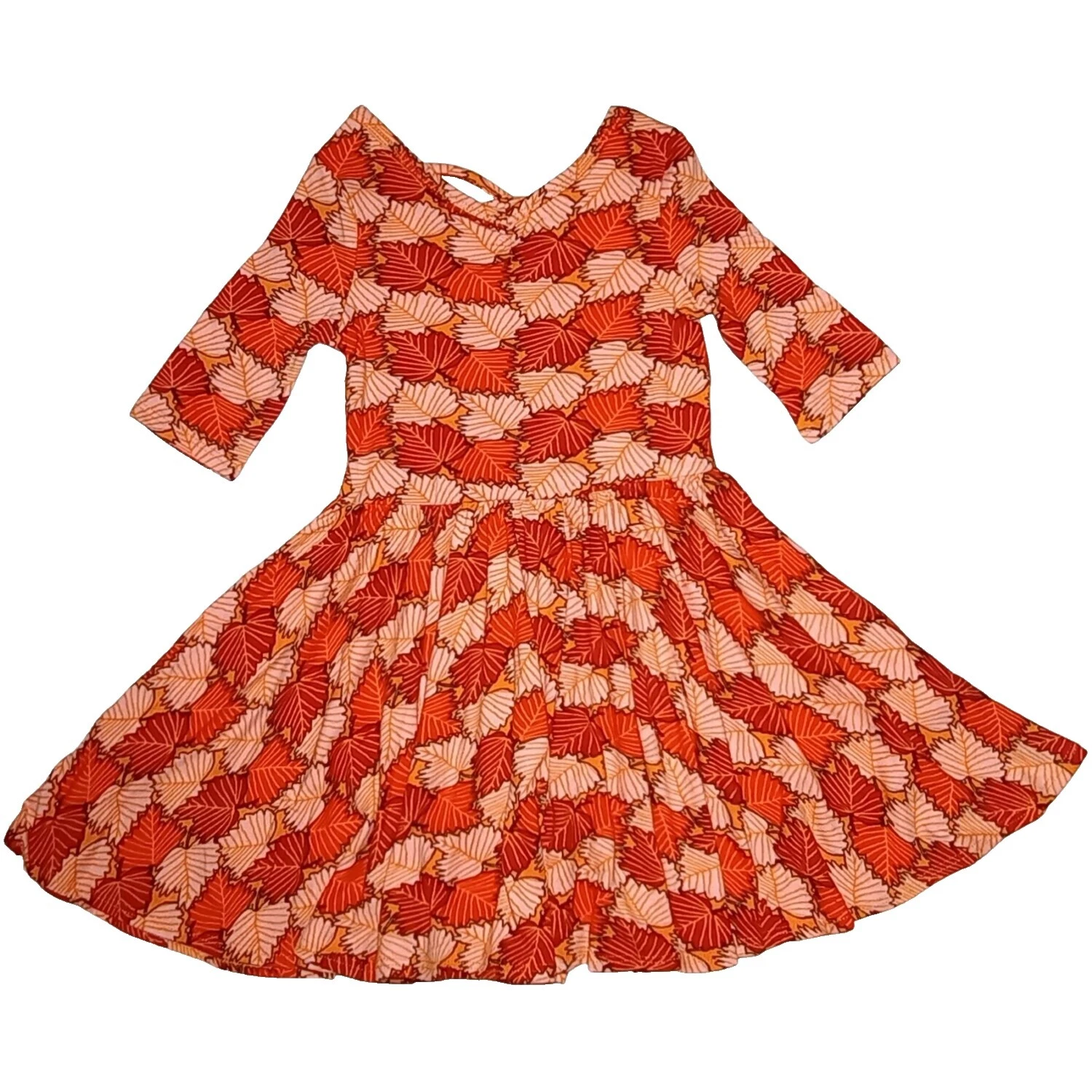 Fall 3/4 Sleeve Dresses Size 4 for Girls