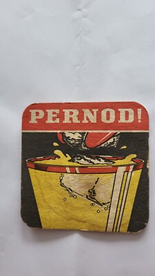 Cardboard coaster Pernod