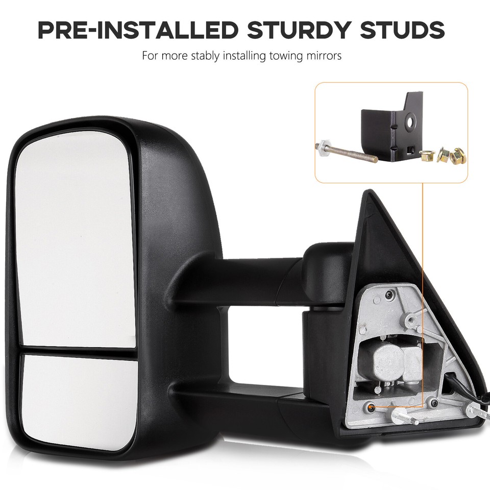 Power Side Towing Mirrors Pair Set For 1988-1998 Chevy GMC C/K 1500 2500 3500 - Foto 6