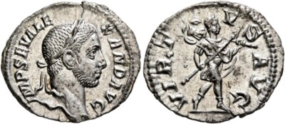 Severus Alexander, 222-235. Denarius (Silver, 20 mm, 2.81 g, 6 h), Rome, 228