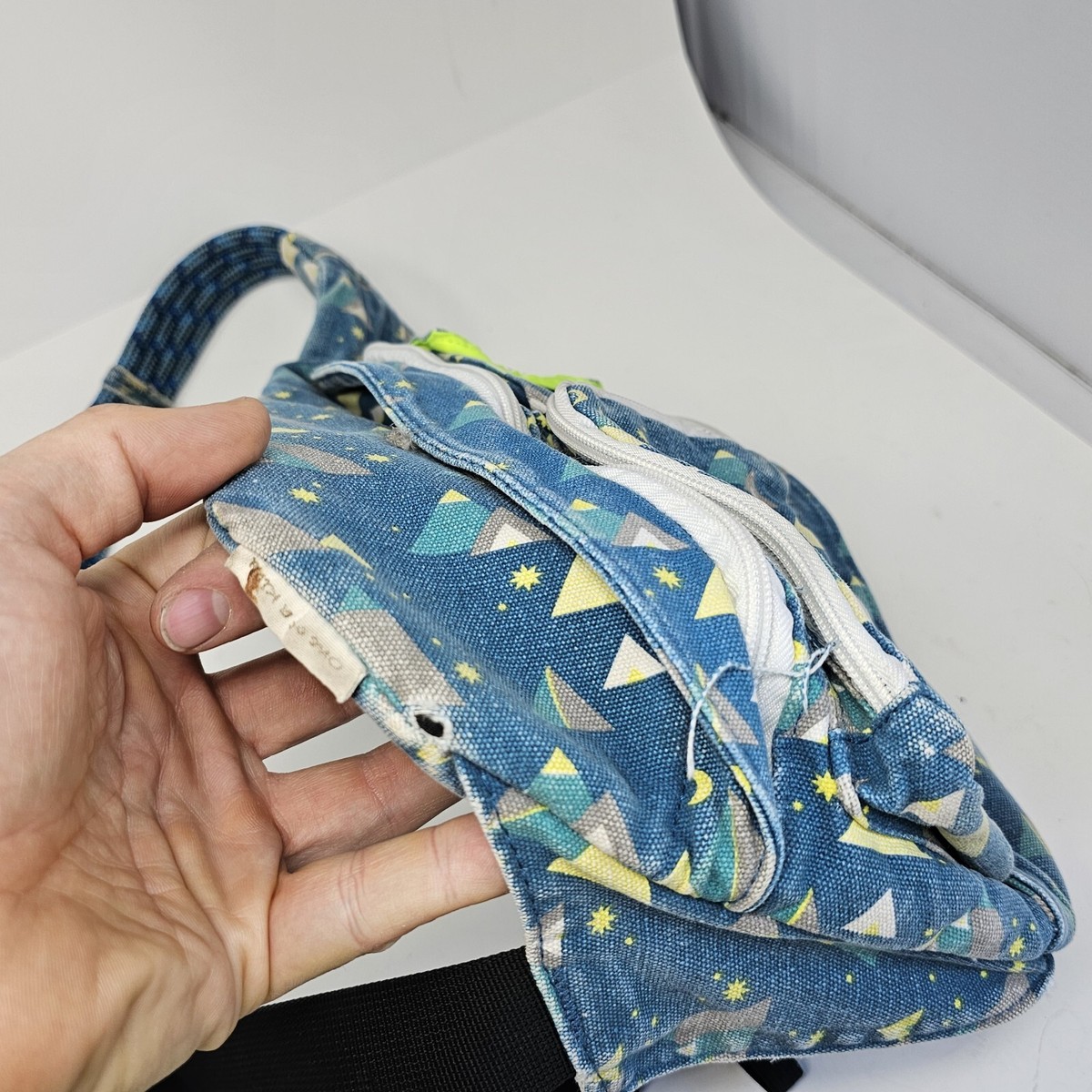 Kavu Rope Bag Aztec Print Canvas Sling Backpack Multicolor  display picture 2