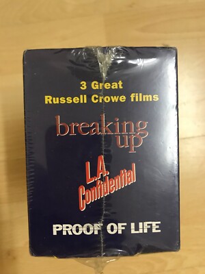 BRAND NEW PACK 3 GREAT RUSSELL CROWE FILM UNUSED AND SEAL PACK TO WATCH 18 PLUS