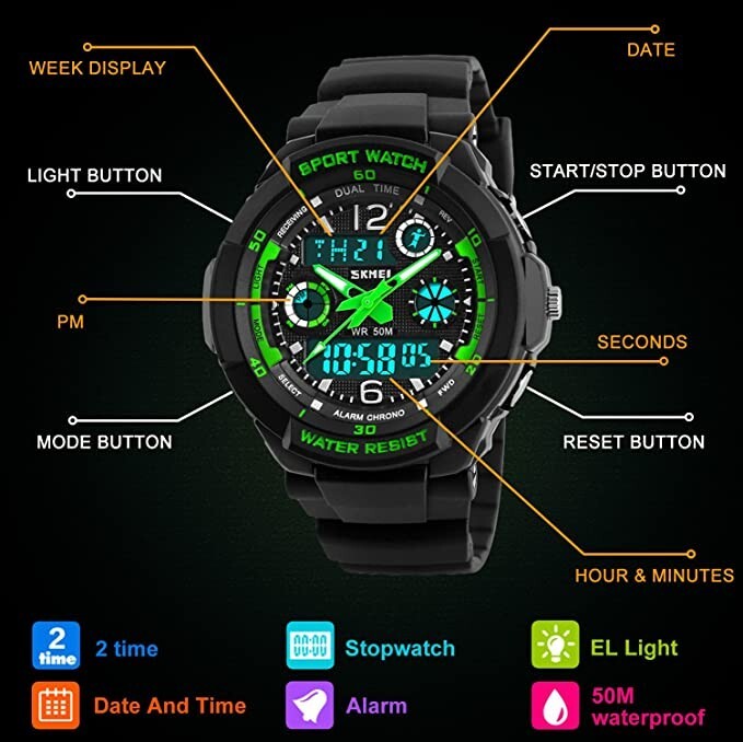 Disney Verde mod. MIN4129 orologi digitali